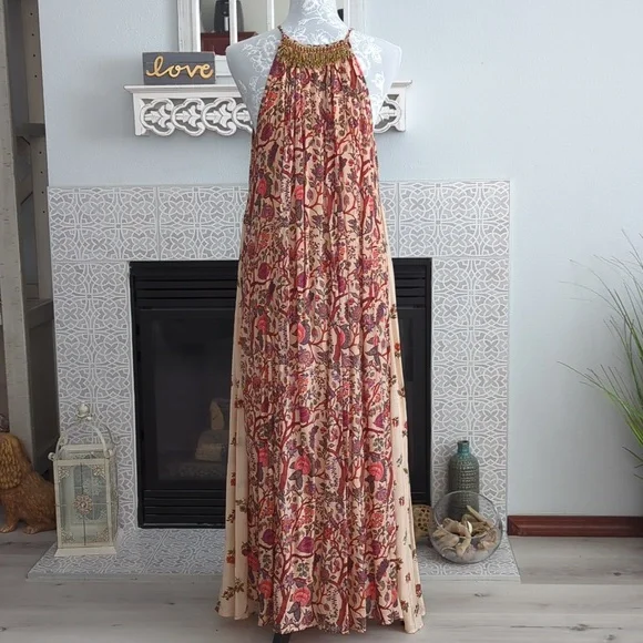 Anthropologie Nikasha Maxi Dress SzS - Picture 6 of 10